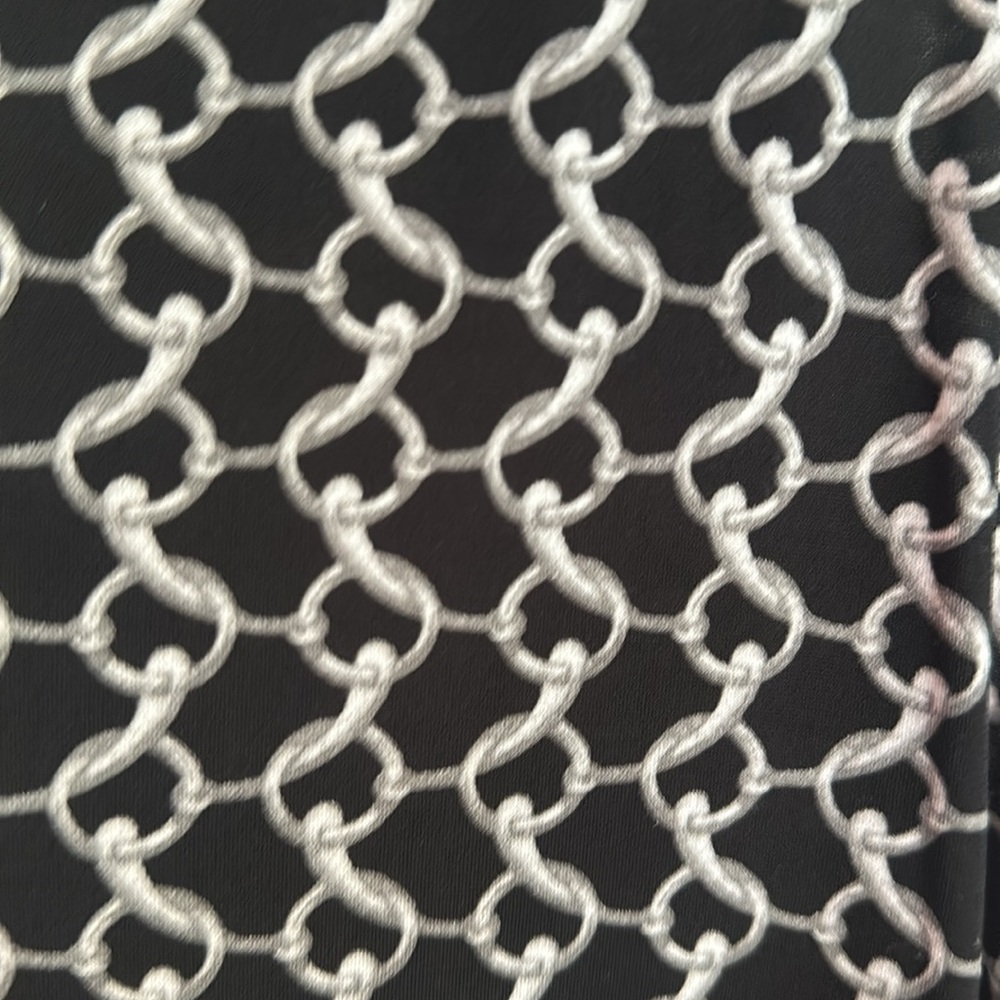 Michael Michael Kors Chain Link Pattern Wrap Dress - image 4